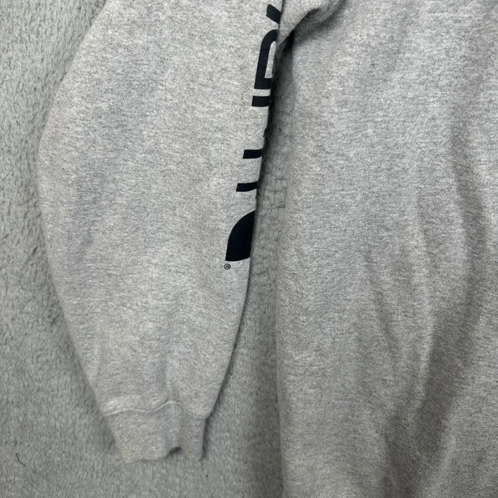 Carhartt Mens XL Tall Gray K288 Sleeve‎ Logo Original Fit Hooded Sweatshirt